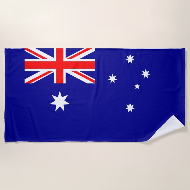 Toalha De Praia Bandeira da Austrália (Frente)