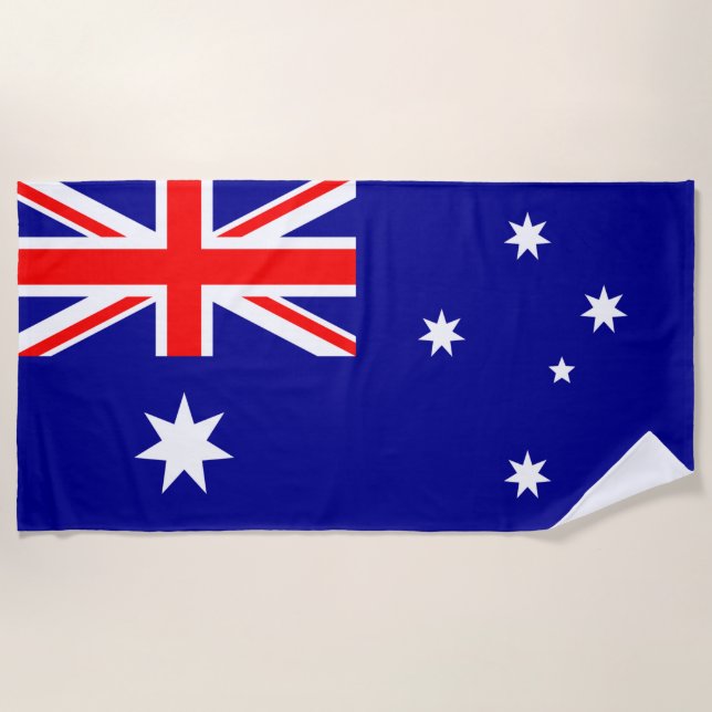 Toalha De Praia Bandeira da Austrália (Frente)