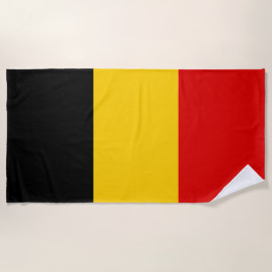 Toalha De Praia Bandeira da Bélgica