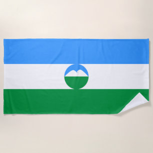 Toalha De Praia Bandeira da Cabárdia-Balcária