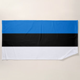 Toalha De Praia Bandeira da Estônia