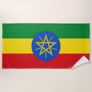 Toalha De Praia Bandeira da Etiópia