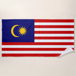 Toalha De Praia Bandeira da Malásia