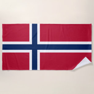 Toalha De Praia Bandeira da Noruega
