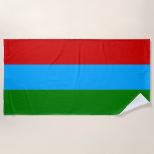 Toalha De Praia Bandeira da República da Carélia