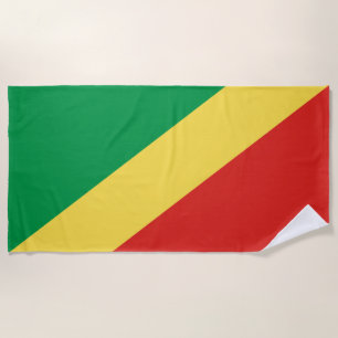 Toalha De Praia Bandeira da República do Congo