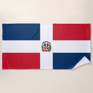 Toalha De Praia Bandeira da República Dominicana