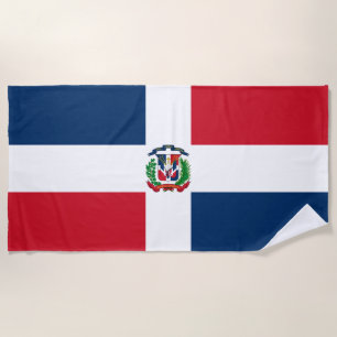 Toalha De Praia Bandeira da República Dominicana