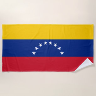 Toalha De Praia Bandeira da Venezuela