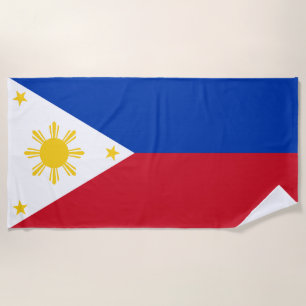 Toalha De Praia Bandeira das Filipinas