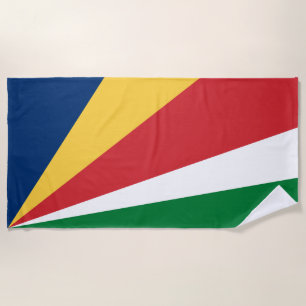 Toalha De Praia Bandeira das Seychelles
