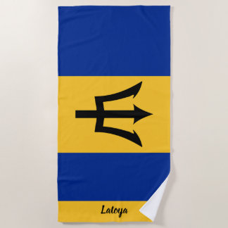 Toalha De Praia Bandeira de Barbados