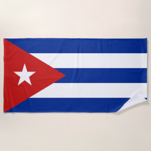 Toalha De Praia Bandeira de Cuba