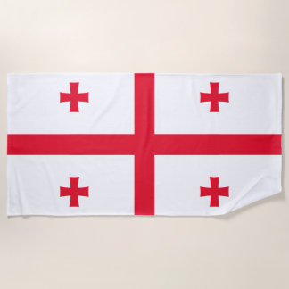 Toalha De Praia Bandeira de Geórgia