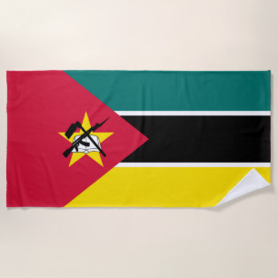 Toalha De Praia Bandeira de Moçambique (Bandeira Nacional) (Áfri