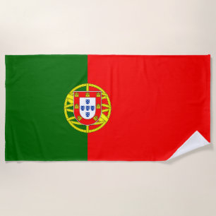 Toalha De Praia Bandeira de Portugal