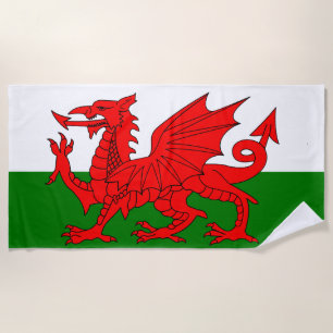 Toalha De Praia Bandeira de Wales