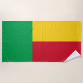 Toalha De Praia Bandeira do Benim