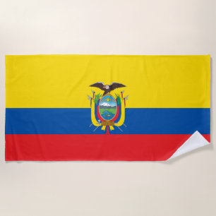 Toalha De Praia Bandeira do Equador