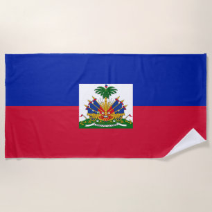 Toalha De Praia Bandeira do Haiti
