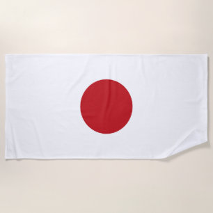 Toalha De Praia Bandeira do Japão
