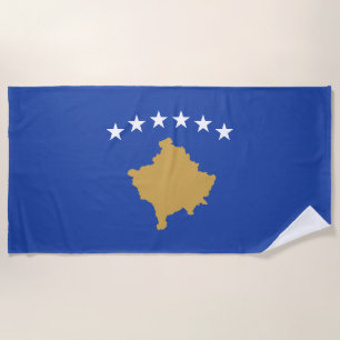 Toalha De Praia Bandeira do Kosovo