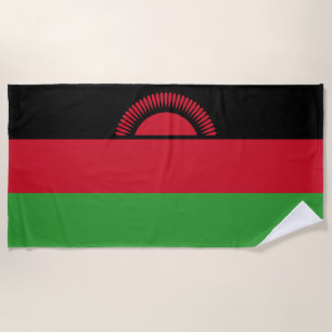 Toalha De Praia Bandeira do Malawi