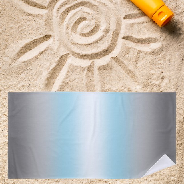 Toalha De Praia Bandeira do Orgulho Demiboy Gradiente - Bandeira d (Criador carregado)