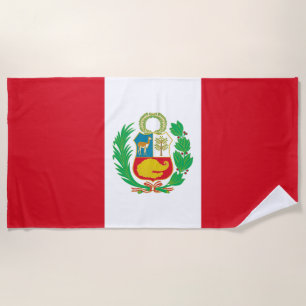 Toalha De Praia Bandeira do Peru
