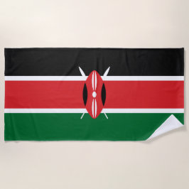 Toalha De Praia Bandeira do Quénia