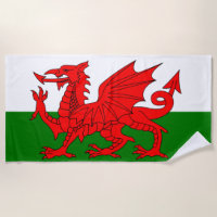 Bandeira galesa Dragão vermelho galês