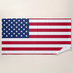 Toalha De Praia Bandeira Nacional dos Estados Unidos da América
