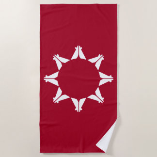Toalha De Praia Bandeira Oglala Lakota Sioux