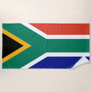 Toalha De Praia Bandeira Patriótica da África do Sul Bokke