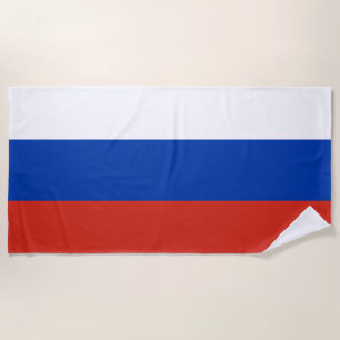 Toalha De Praia Bandeira Russa (Rússia)