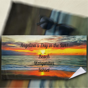 Toalha De Praia Bandera Bay Sunset 1738