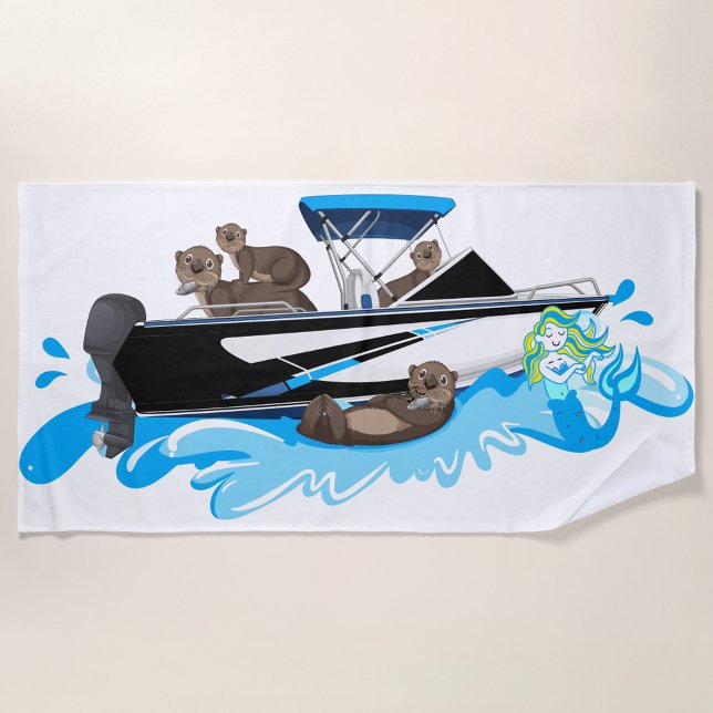 Toalha De Praia Barco Beach Towel (Great Gift for beach or pool!)