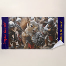 Toalha De Praia Batalha de Esquilo