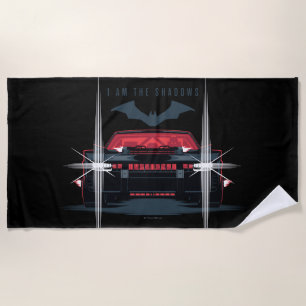 Toalha De Praia Batman Batmobile - Eu Sou As Sombras
