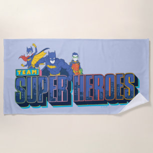 Toalha De Praia Batman Super Heróis da Equipe