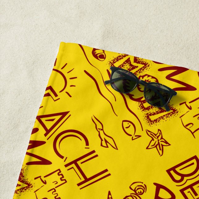 Toalha De Praia Beach Bum Mãe/Mãe (In Situ)