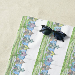 Toalha De Praia Beach Shack Life 1; Beach Towel