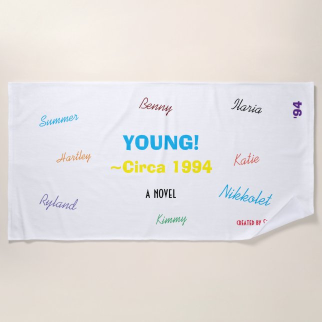 Toalha De Praia Beach Towel (Frente)