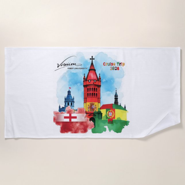 Toalha De Praia Beach Towel (Frente)