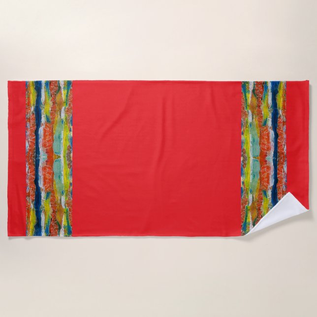 Toalha De Praia Beach Towel (Frente)