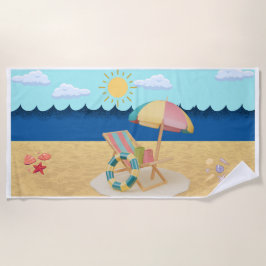 Toalha De Praia Beach Towel