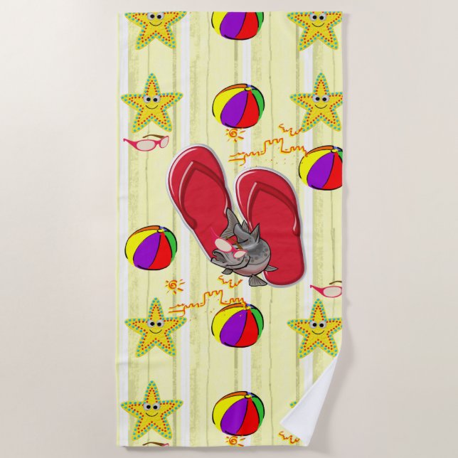 Toalha De Praia Beach Towel (Frente)