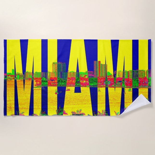 Toalha De Praia Beach Towel (Frente)