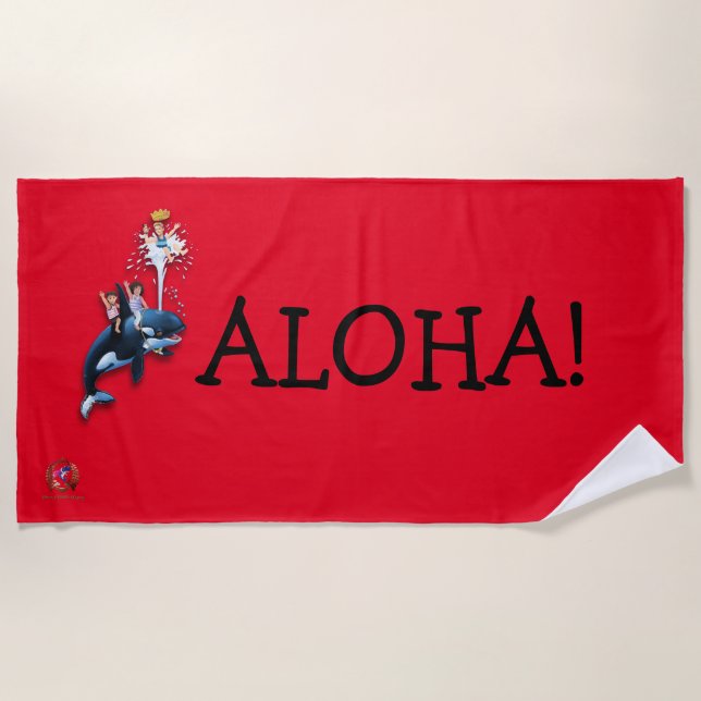 Toalha De Praia Beach Towel ALOHA! 2 (Frente)