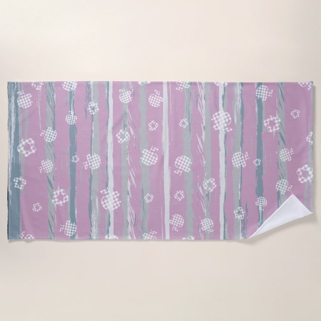Toalha De Praia Beach Towel – Gingham Orchard (Frente)